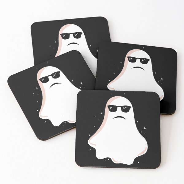 Item preview, sad Ghost with glasses unhappy soul halloween :cool ghost designed and sold by ELmezz.