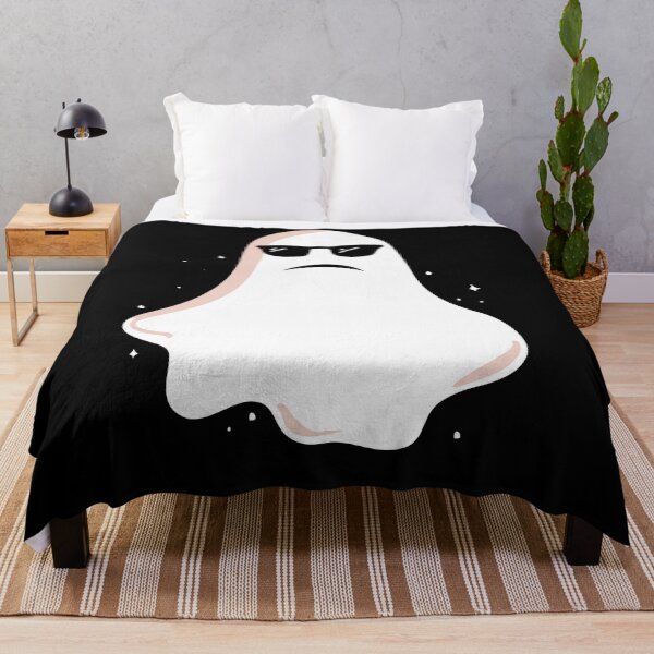 Item preview, sad Ghost with glasses unhappy soul halloween :cool ghost designed and sold by ELmezz.