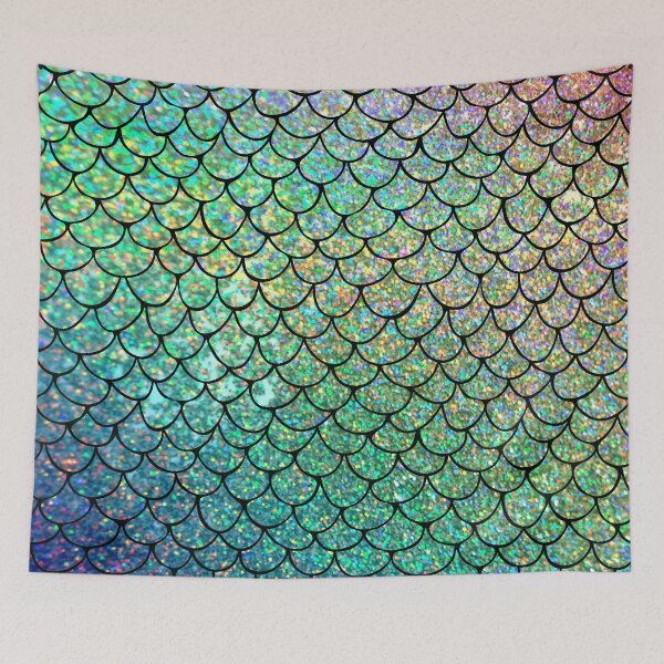 Item preview, Colorful Glitter Mermaid Scales designed and sold by maryedenoa.
