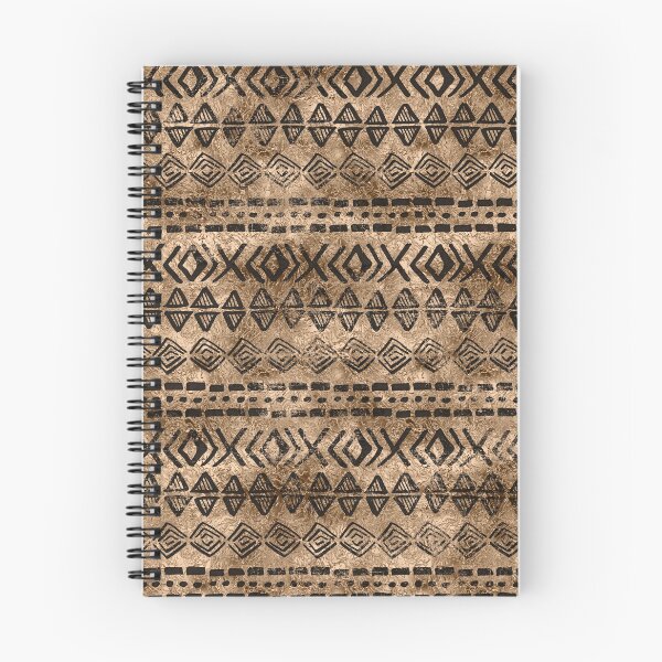 Item preview, Ancient  Gold and Black Tribal Ethnic  Pattern designed and sold by k9printart.