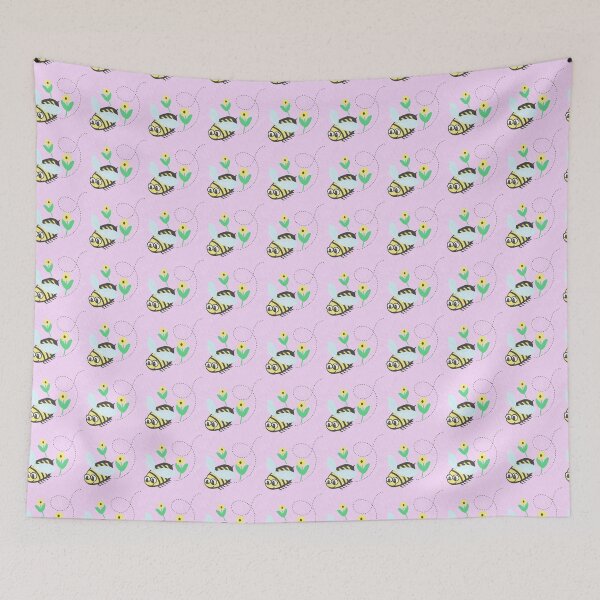 Item preview, Adorable bumblebees bumbling  designed and sold by Sage-and-Miller.