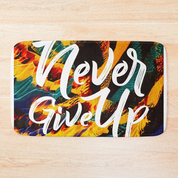 Item preview, Never give up designed and sold by ElenaDanilo.
