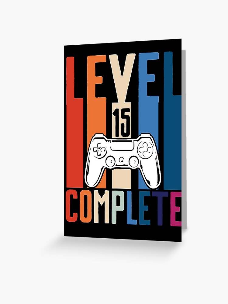 Level 12 Complete - 12nd Wedding Anniversary Gift Video Gamer Greeting  Card for Sale by nana1099