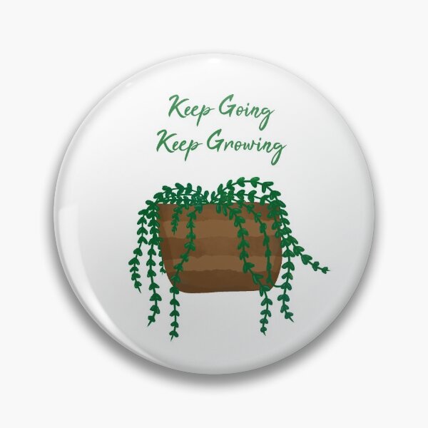 Item preview,  House plant keep growing quote  designed and sold by MarcieGlyn.