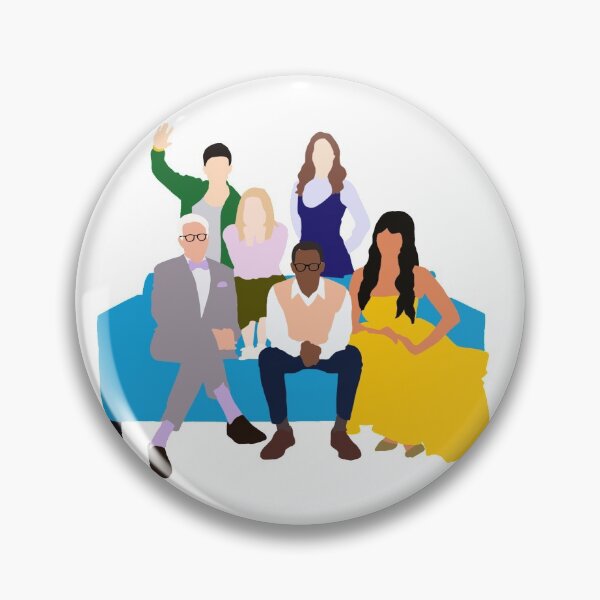 Item preview, The Good Place Character Silhouette designed and sold by carowilson.