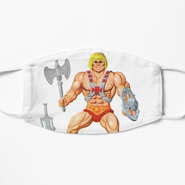 Retro - HE MAN - The Most Powerful Man in the Universe !! Flat Mask