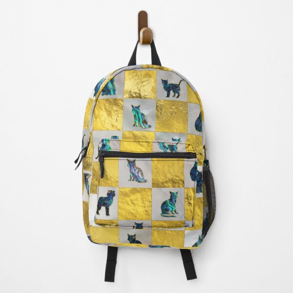 Item preview, Cute Abalone Shell Cat Pattern with gold designed and sold by k9printart.