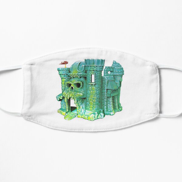 Retro - CASTLE GRAYSKULL - The Most Powerful Playset in the Universe !! Flat Mask