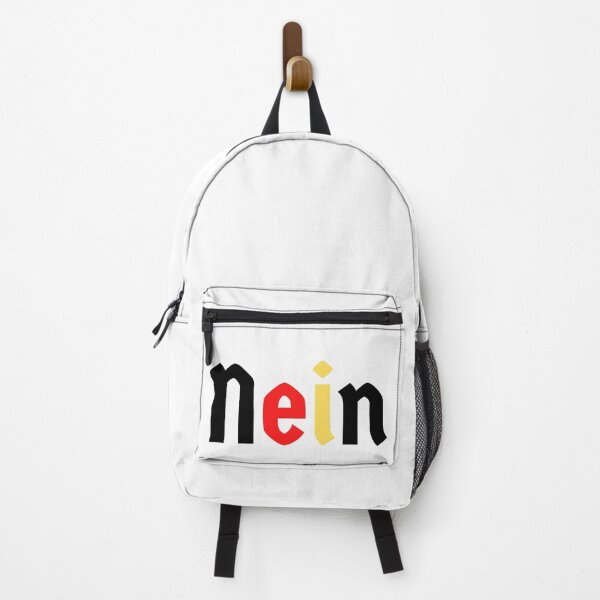 Item preview, No Nein German Flag Writing German Deutsch designed and sold by Time4German.