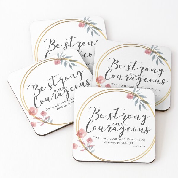 Item preview, Strong and Courageous designed and sold by disenyu.
