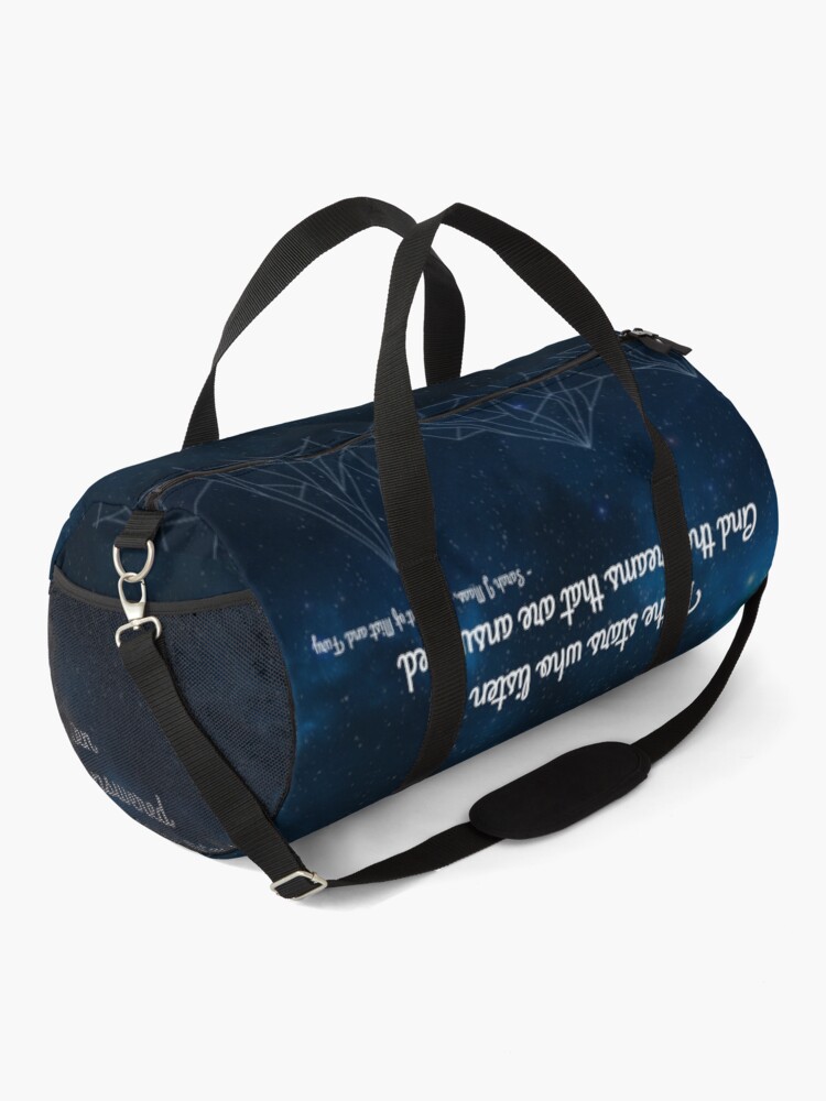 Alternate view of ACOMAF To the stars who listen bookish quote Duffle Bag