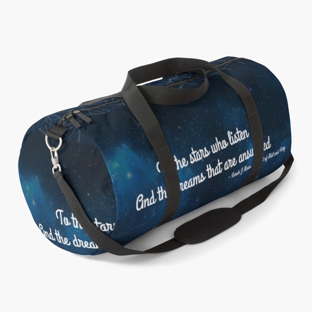 ACOMAF To the stars who listen bookish quote Duffle Bag