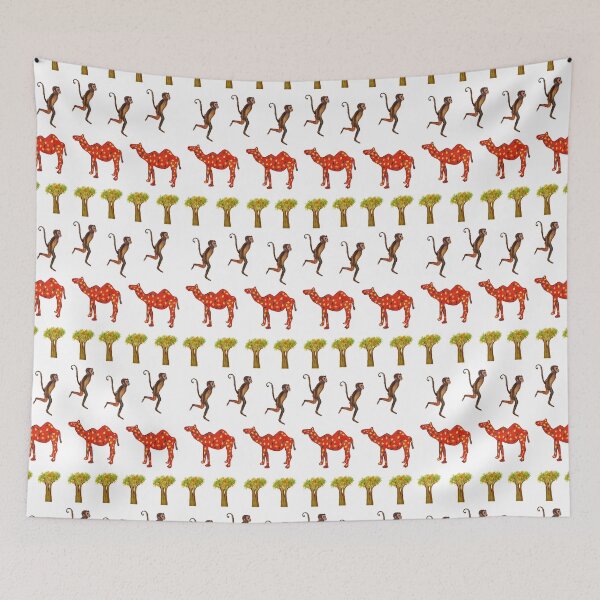 Item preview, Monkey,Camel and a tree  designed and sold by Manitarka.