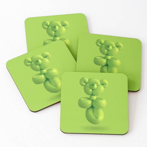 Item preview, Teddy bear balloon in green designed and sold by Retro Futurist.