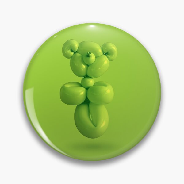 Artikelvorschau, Teddybärballon in Grün entworfen und verkauft von Retro Futurist.