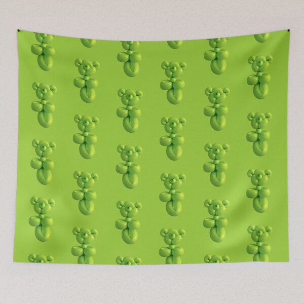 Item preview, Teddy bear balloon in green designed and sold by Retro Futurist.