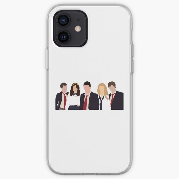Gossip Girl Character Silhouette Coque souple iPhone