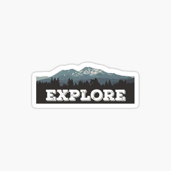 Explore Sticker