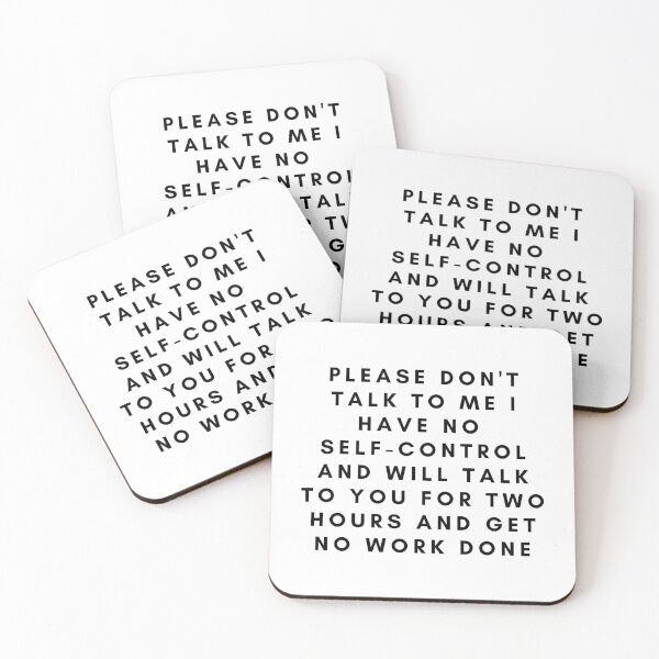 Item preview, Please don't talk to me I have no self-control designed and sold by lolora.
