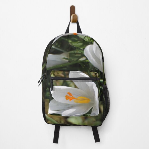 Item preview, White crocus spring flowers blossom designed and sold by EstelleRossetti.