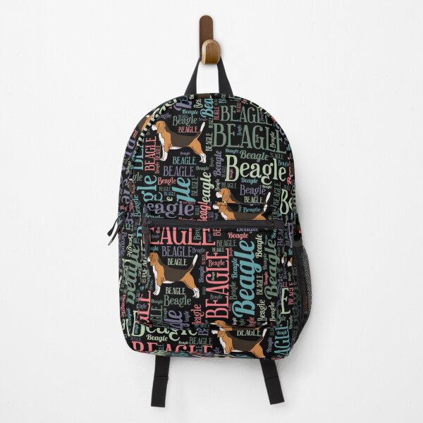 Item preview, Beagle silhouette and word art pattern designed and sold by k9printart.