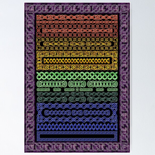 Item preview, Crystal Celtic Borders designed and sold by MaryJaneBayliss.
