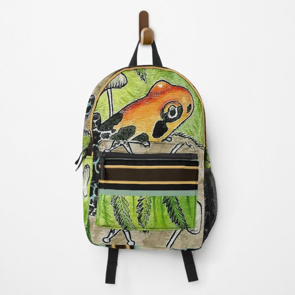 Item preview, Orange Poison Dart Frog / Jungle frog / Tree Frog / Orange Spotted Frog / Poisonous Frog designed and sold by artenvironments.