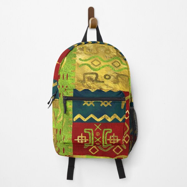 Item preview, Ethnic African Golden Pattern on color designed and sold by k9printart.