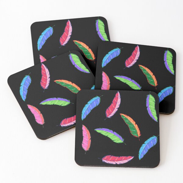 Item preview, colorful feathers designed and sold by Raseelvm.