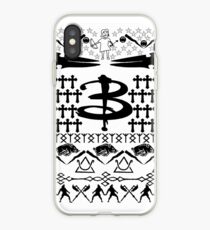 Buffy Ugly Holiday Sweater Pattern iPhone Case