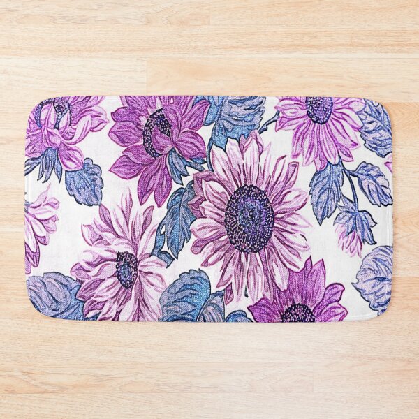 Item preview, Purple pastel flowers designed and sold by jolly3434.