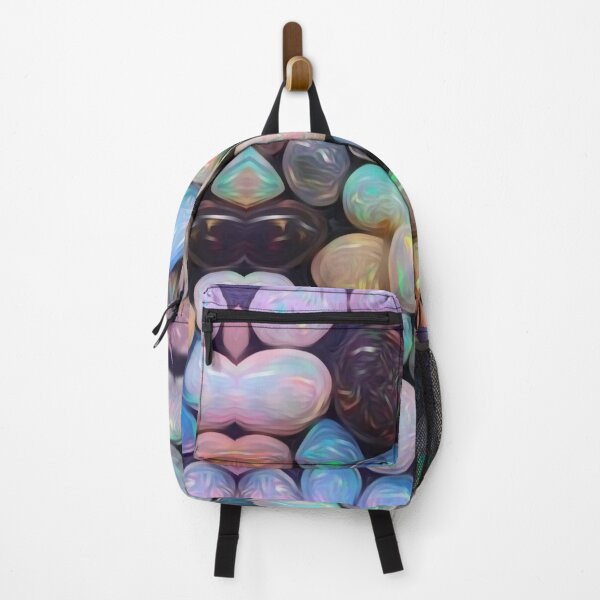 Item preview, Pattern - colorful stones - watercolor design illustration designed and sold by SketchyDuette.