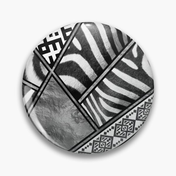 Item preview, Zebra Animal Print with Ethnic Ornaments designed and sold by k9printart.