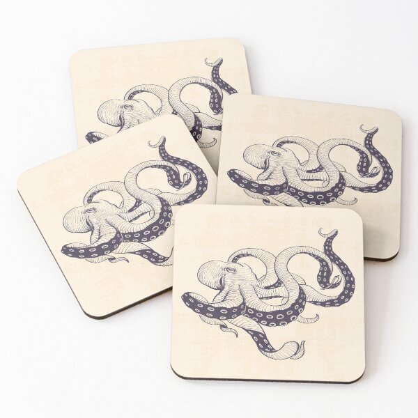 Item preview, Hand Drawn Octopus designed and sold by noirty.