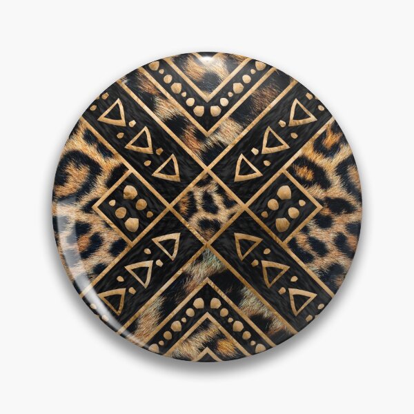 Item preview, Leopard Fur with Ethnic Ornaments #2 designed and sold by k9printart.