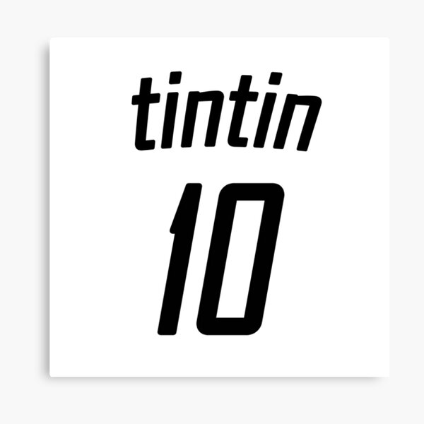 T-shirt de foot tintin Impression sur toile