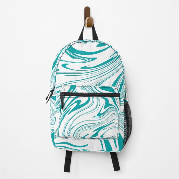 Item preview, Teal Blue White Swirl Abstract Design designed and sold by Meliafroggy.
