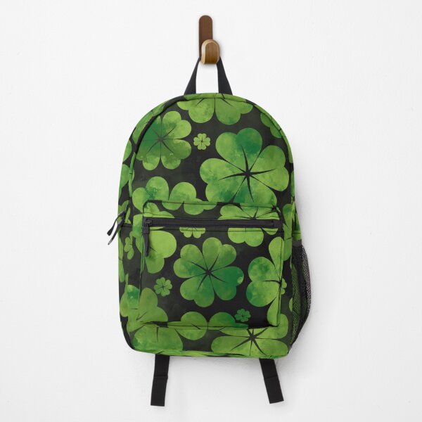 Item preview, Lucky Shamrock Four-leaf Clover Pattern Watercolor designed and sold by k9printart.