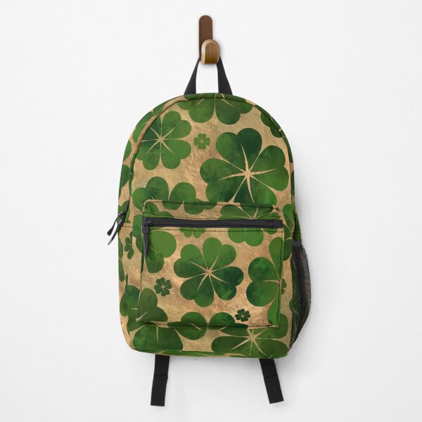 Item preview, Lucky Shamrock Four-leaf Clover Pattern Watercolor designed and sold by k9printart.