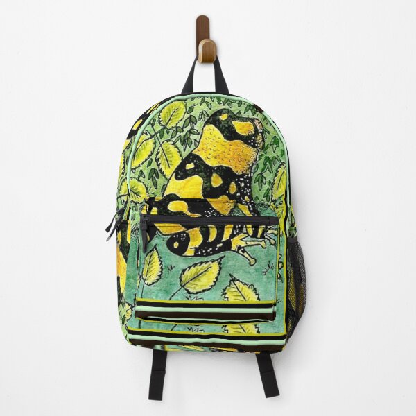 Item preview, Yellow Dart Frog / Jungle Frog / Poisonous Frog / Black And Yellow Frog / Tree Frog designed and sold by artenvironments.