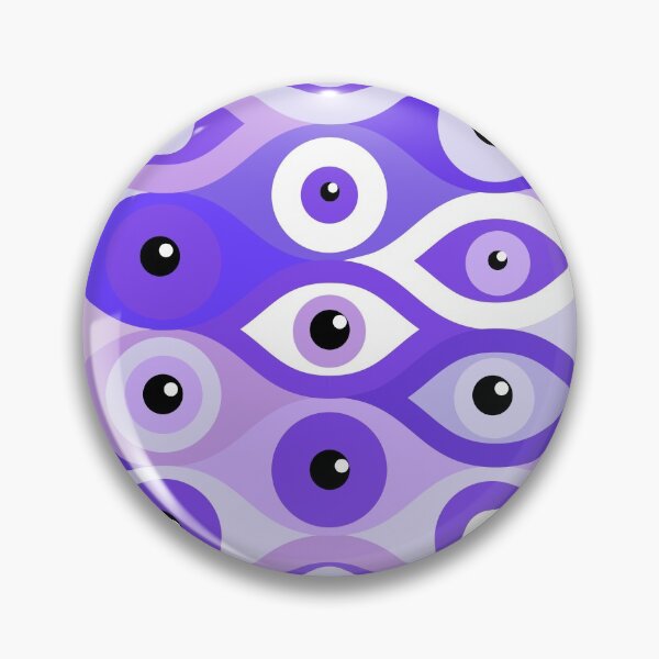Item preview, Greek Mati Mataki - Matiasma Evil Eye purples designed and sold by k9printart.