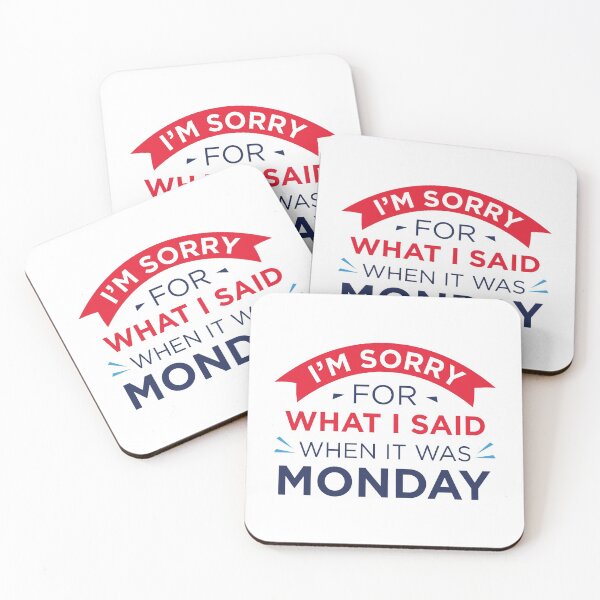 Item preview, When It Was Monday designed and sold by LuckyFoxDesigns.