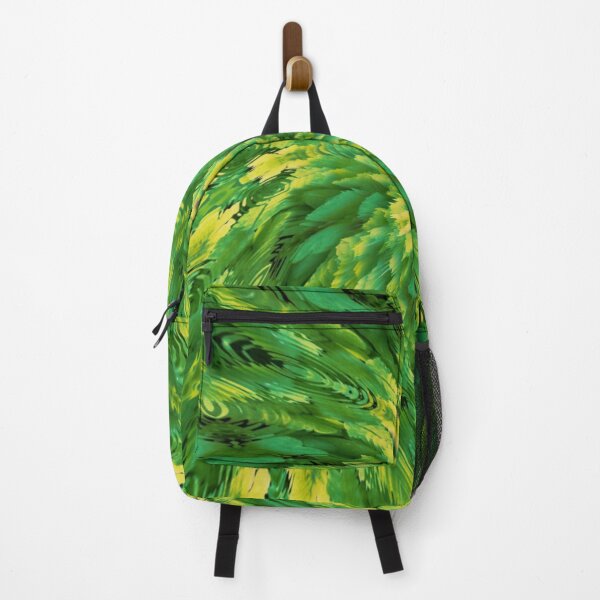 Item preview, Colorama green psychedelic abstraction designed and sold by Joie-et-Poesie.