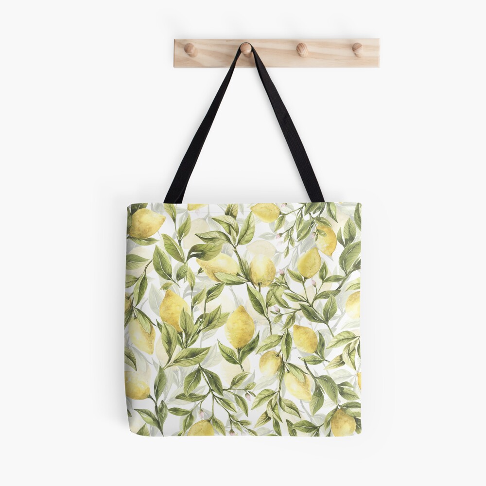 Reusable Tote Large Lemon Bag