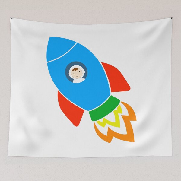 Item preview, Rocket Spaceship Astronaut Toddler Boys Space designed and sold by samshirts.