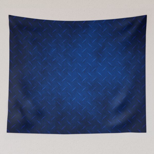 Item preview, Rustic Blue Metal Diamondplate designed and sold by hobrath.