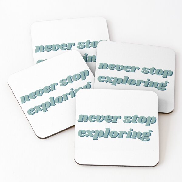 Item preview, Never stop exploring designed and sold by isobelcough.