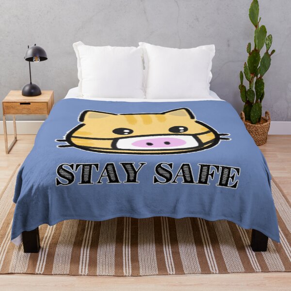Item preview, Stay Safe Cat - Pig Mask designed and sold by LilFurKids.