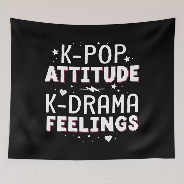 Item preview, K-Pop Attitude K-Drama Feelings KDrama KPop Kids Women designed and sold by 14thFloor.