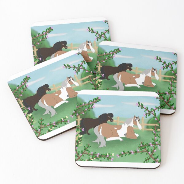 Item preview, Ponies in a Field: Kody and Jimmy designed and sold by EternaLetizia.